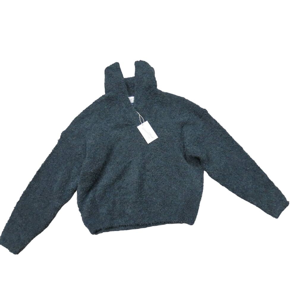 Universal Thread Women's Charcoal Gray Split Neck Sweater - Size Small - NWT